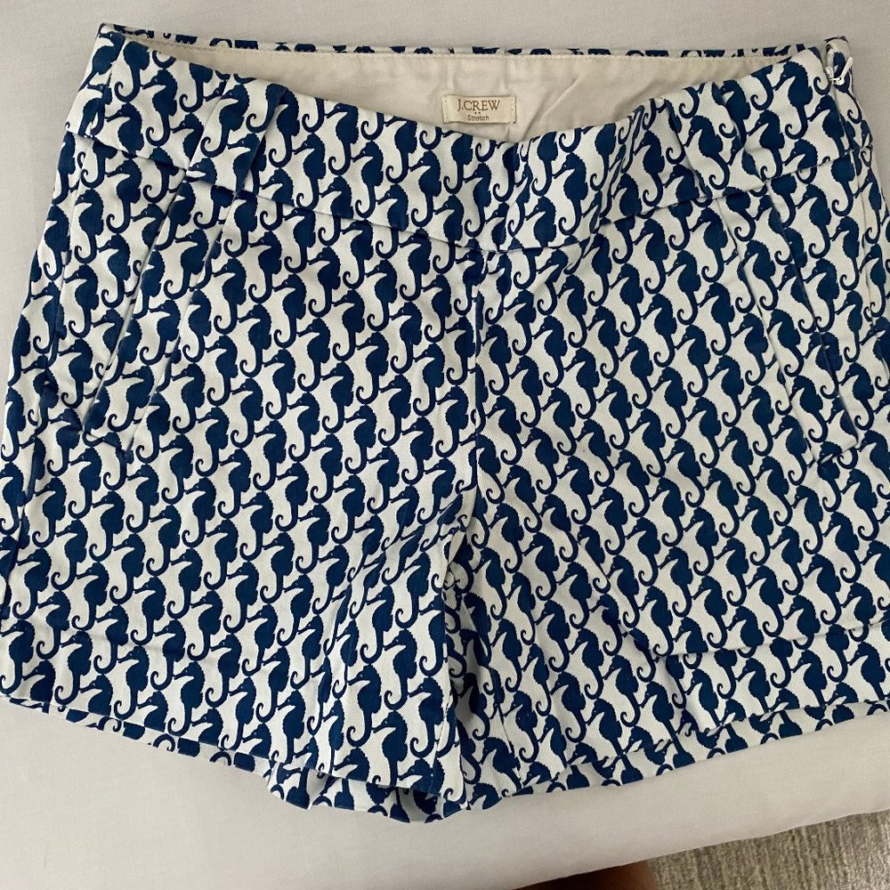 J.Crew Chino Shorts, Seahorse Pattern - Picture 5 of 5